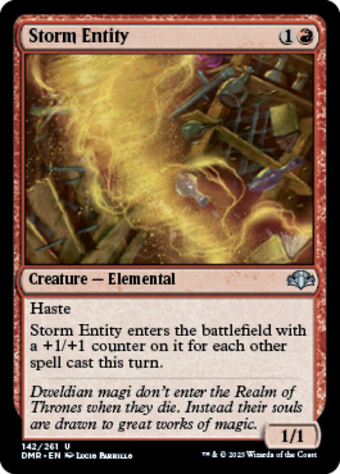 Storm Entity [Dominaria Remastered] | Galaxy Games LLC