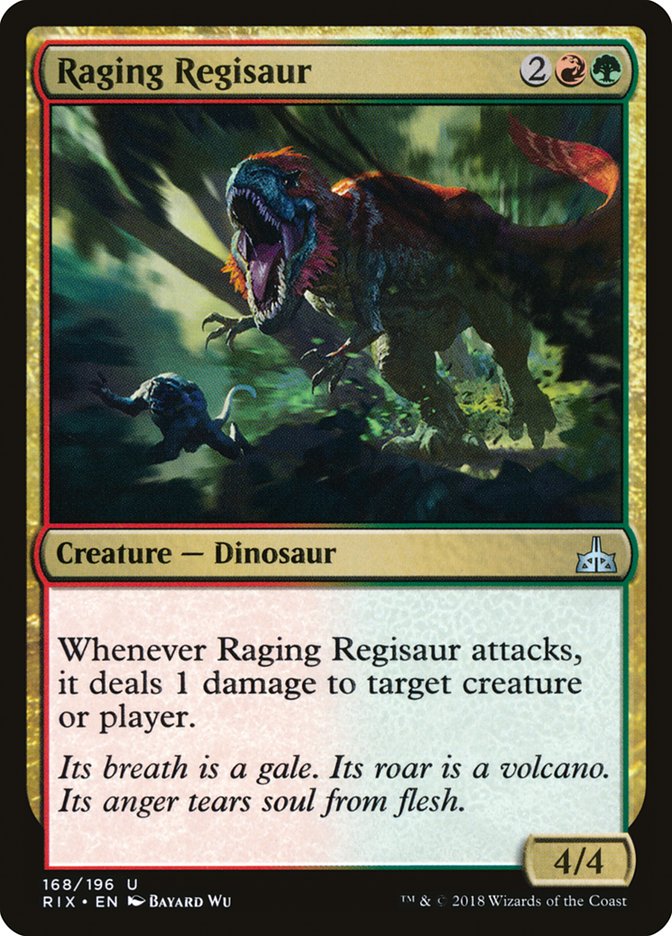 Raging Regisaur [Rivals of Ixalan] | Galaxy Games LLC