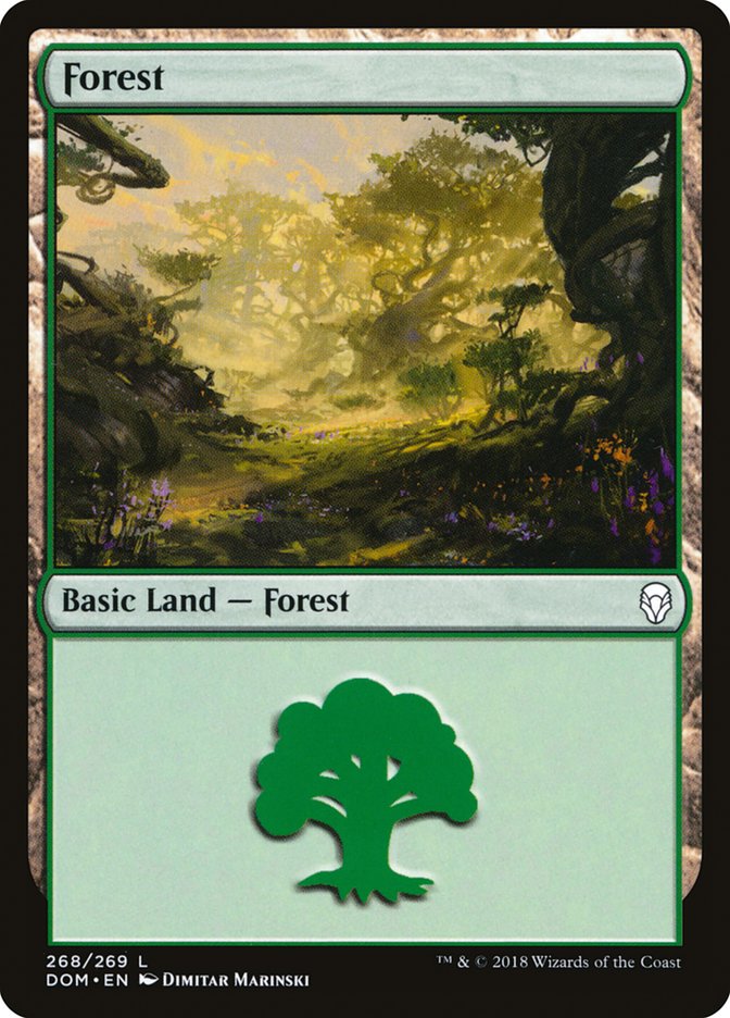 Forest (268) [Dominaria] | Galaxy Games LLC