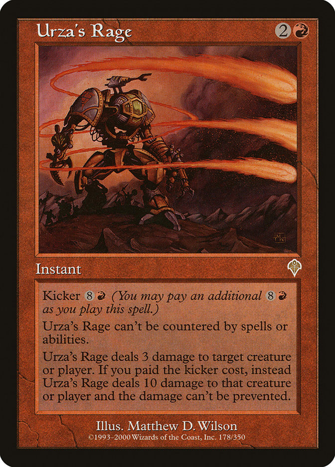 Urza's Rage [Invasion] | Galaxy Games LLC