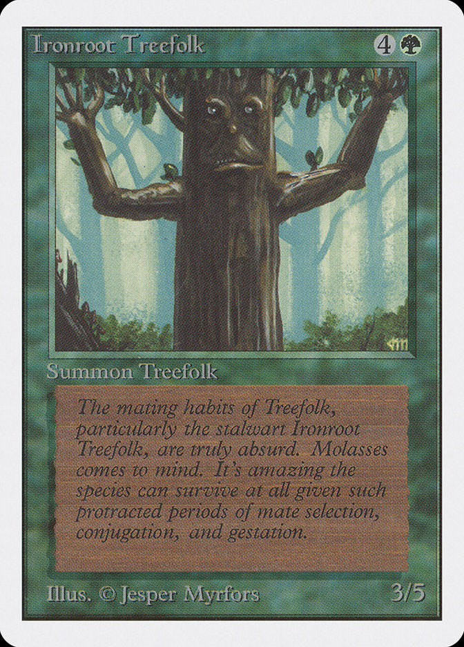 Ironroot Treefolk [Unlimited Edition] | Galaxy Games LLC