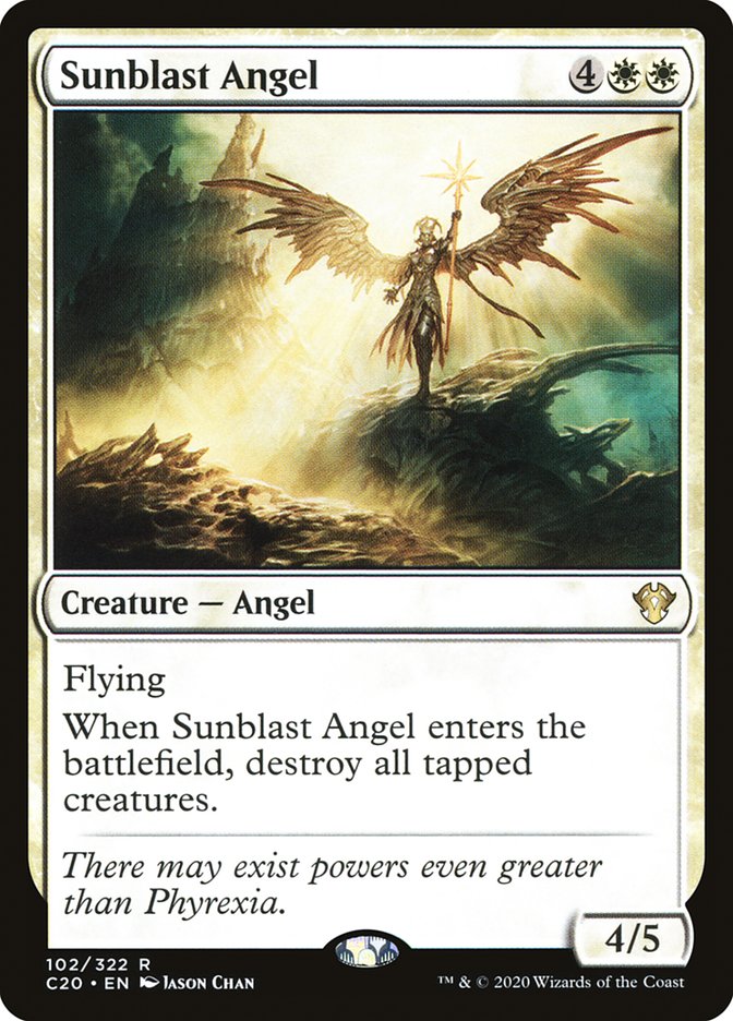 Sunblast Angel [Commander 2020] | Galaxy Games LLC