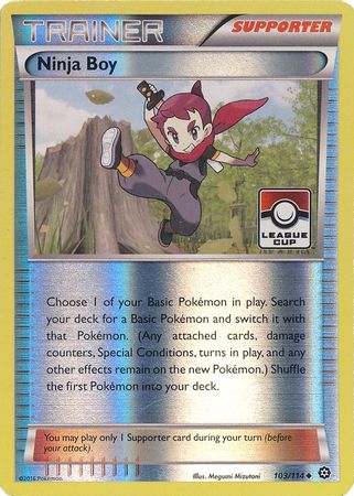 Ninja Boy (103/114) (League Promo) [XY: Steam Siege] | Galaxy Games LLC