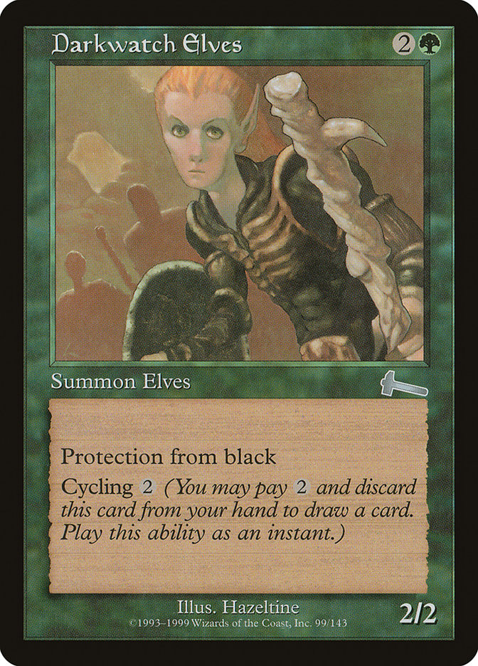 Darkwatch Elves [Urza's Legacy] | Galaxy Games LLC