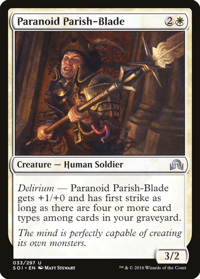 Paranoid Parish-Blade [Shadows over Innistrad] | Galaxy Games LLC