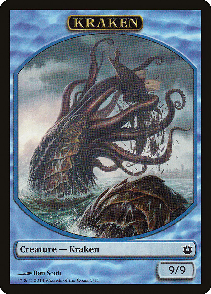 Kraken Token [Born of the Gods Tokens] | Galaxy Games LLC