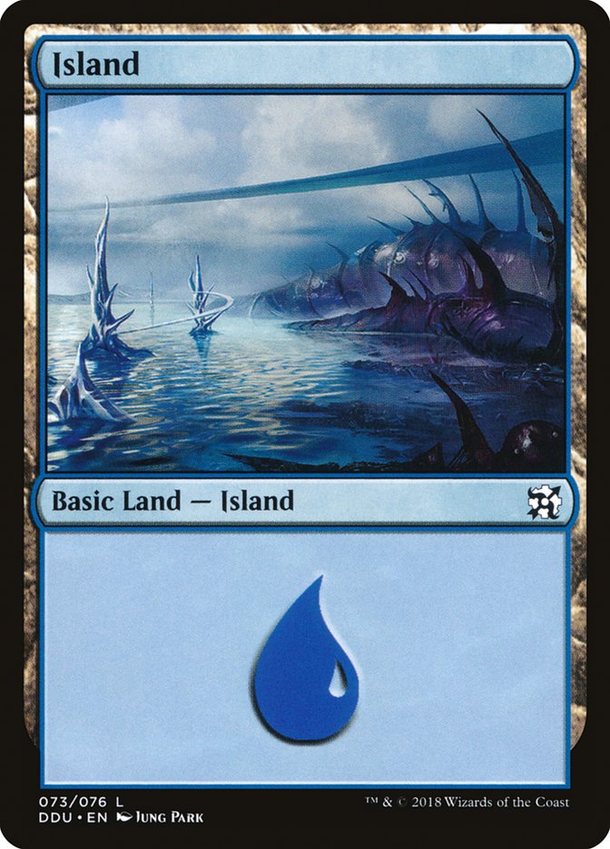 Island (73) [Duel Decks: Elves vs. Inventors] | Galaxy Games LLC