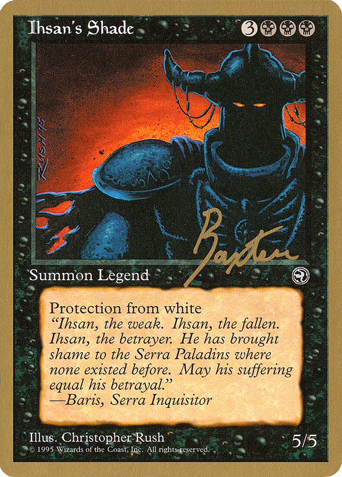 Ihsan's Shade (George Baxter) [Pro Tour Collector Set] | Galaxy Games LLC