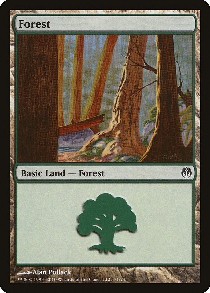 Forest (71) [Duel Decks: Phyrexia vs. the Coalition] | Galaxy Games LLC