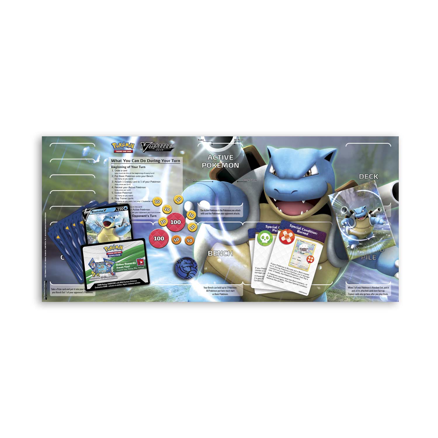Shining Fates - V Battle Deck (Blastoise V) | Galaxy Games LLC
