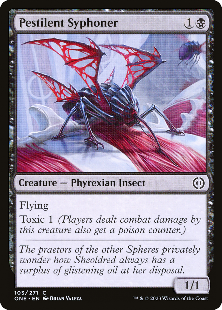Pestilent Syphoner [Phyrexia: All Will Be One] | Galaxy Games LLC