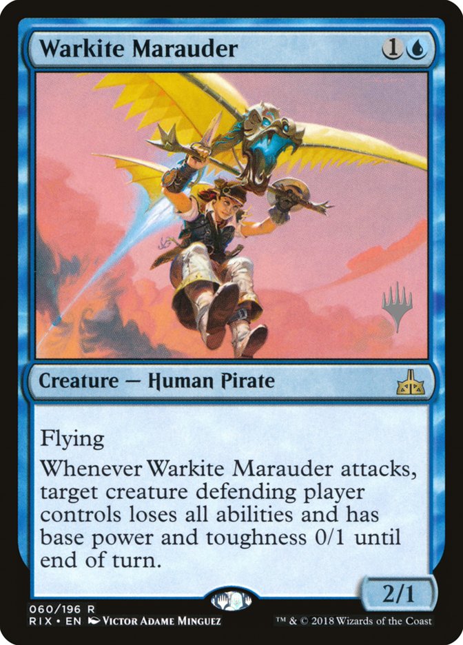 Warkite Marauder (Promo Pack) [Rivals of Ixalan Promos] | Galaxy Games LLC