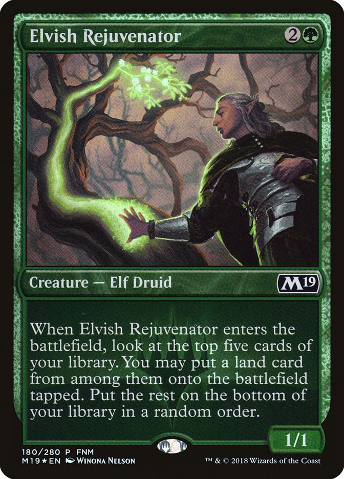 Elvish Rejuvenator (FNM) [Core Set 2019 Promos] | Galaxy Games LLC