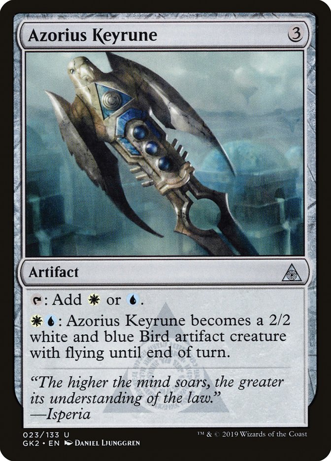 Azorius Keyrune [Ravnica Allegiance Guild Kit] | Galaxy Games LLC