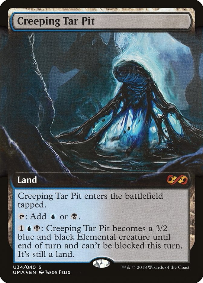 Creeping Tar Pit (Topper) [Ultimate Masters Box Topper] | Galaxy Games LLC