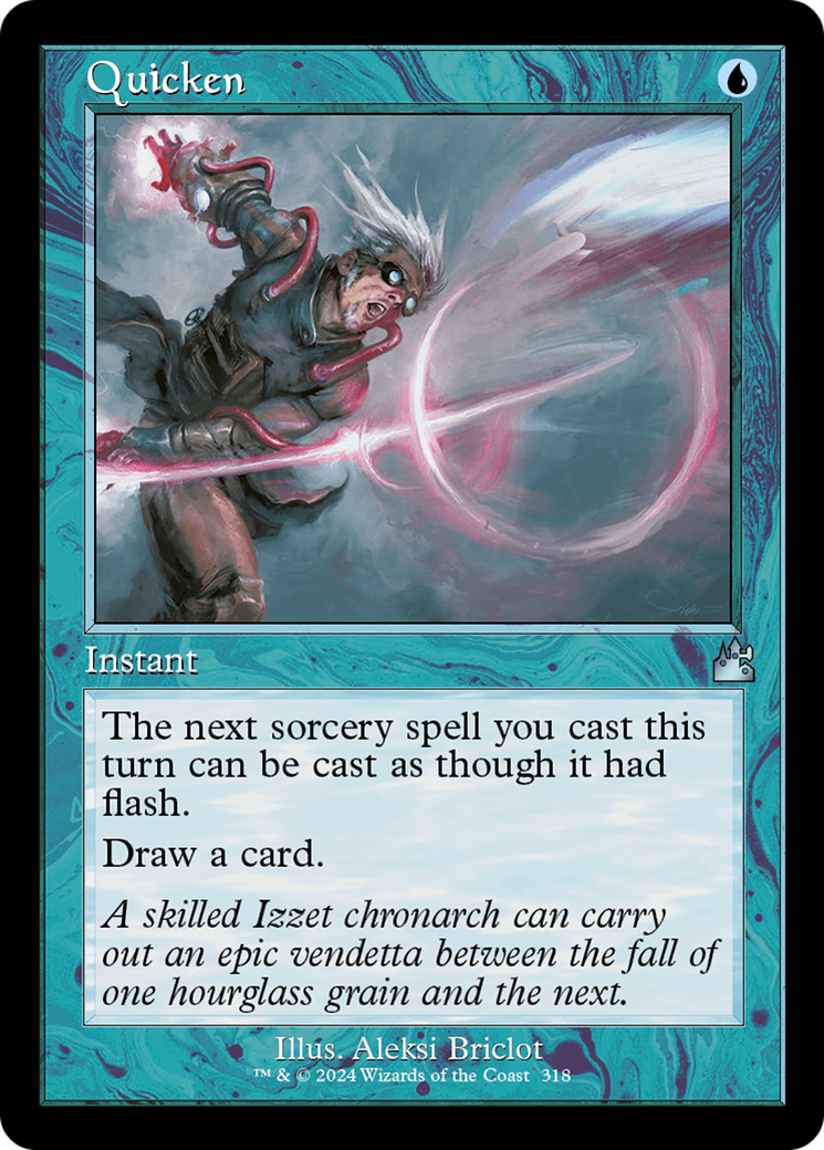 Quicken (Retro Frame) [Ravnica Remastered] | Galaxy Games LLC