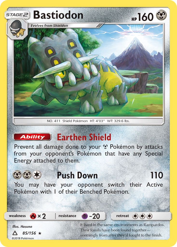 Bastiodon (85/156) [Sun & Moon: Ultra Prism] | Galaxy Games LLC