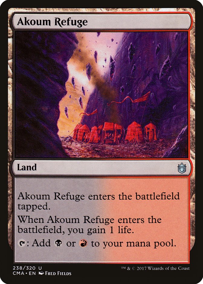 Akoum Refuge [Commander Anthology] | Galaxy Games LLC