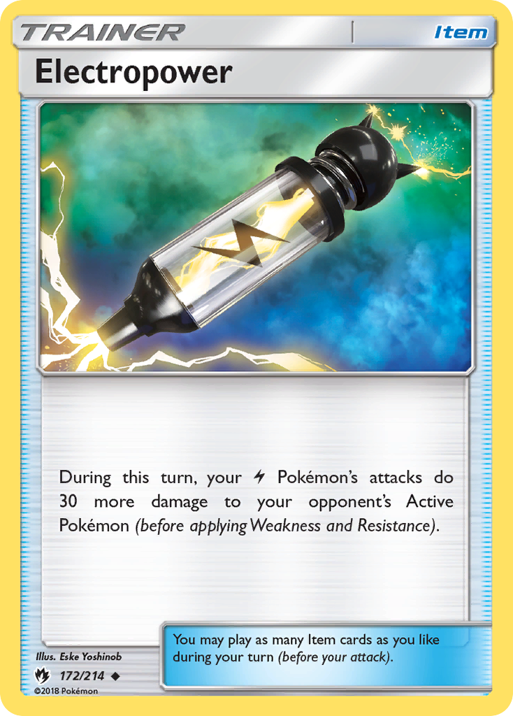 Electropower (172/214) [Sun & Moon: Lost Thunder] | Galaxy Games LLC