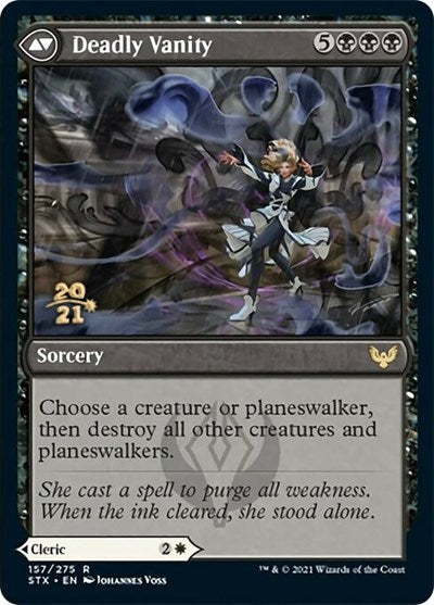 Selfless Glyphweaver // Deadly Vanity [Strixhaven: School of Mages Prerelease Promos] | Galaxy Games LLC