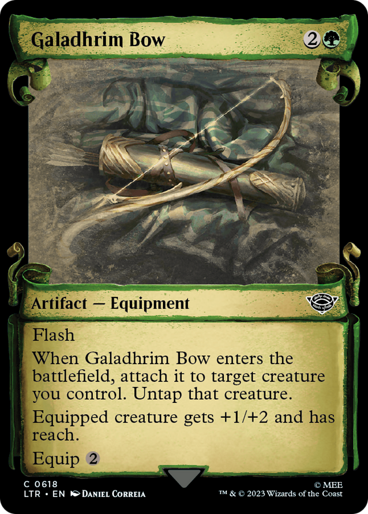 Galadhrim Bow [The Lord of the Rings: Tales of Middle-Earth Showcase Scrolls] | Galaxy Games LLC