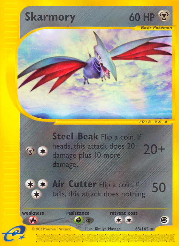 Skarmory (63/165) [Expedition: Base Set] | Galaxy Games LLC