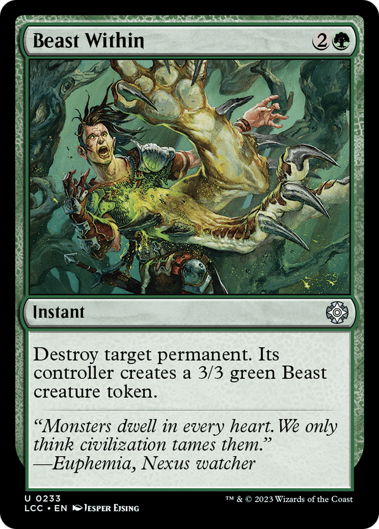 Beast Within [The Lost Caverns of Ixalan Commander] | Galaxy Games LLC