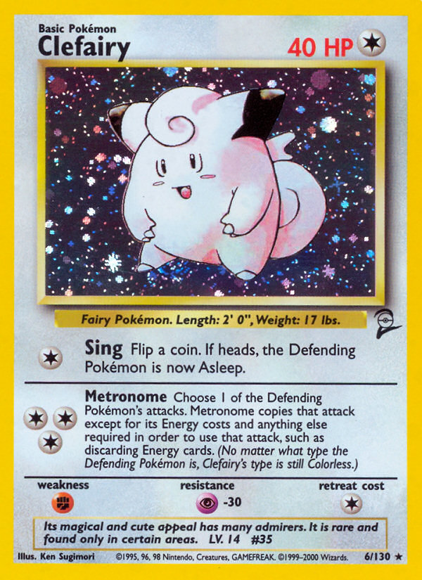 Clefairy (6/130) [Base Set 2] | Galaxy Games LLC