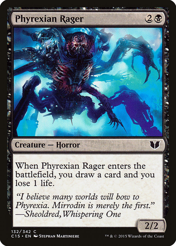 Phyrexian Rager [Commander 2015] | Galaxy Games LLC