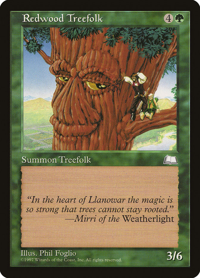Redwood Treefolk [Weatherlight] | Galaxy Games LLC