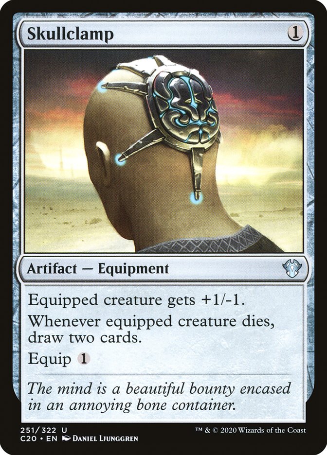 Skullclamp [Commander 2020] | Galaxy Games LLC