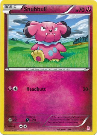 Snubbull (27/30) [XY: Trainer Kit - Sylveon] | Galaxy Games LLC