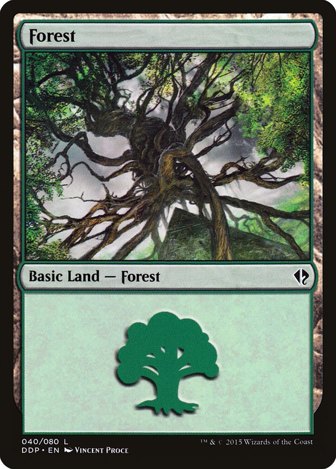 Forest (40) [Duel Decks: Zendikar vs. Eldrazi] | Galaxy Games LLC