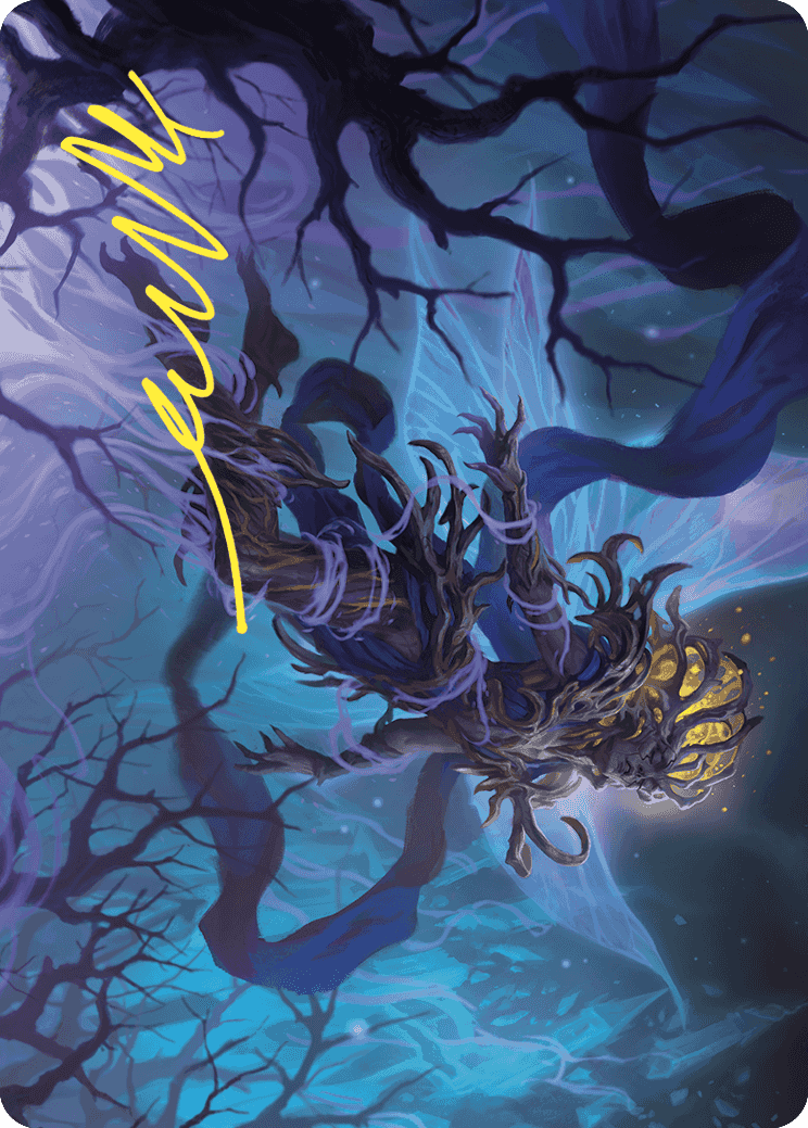 Sleep-Cursed Faerie Art Card (Gold-Stamped Signature) [Wilds of Eldraine Art Series] | Galaxy Games LLC