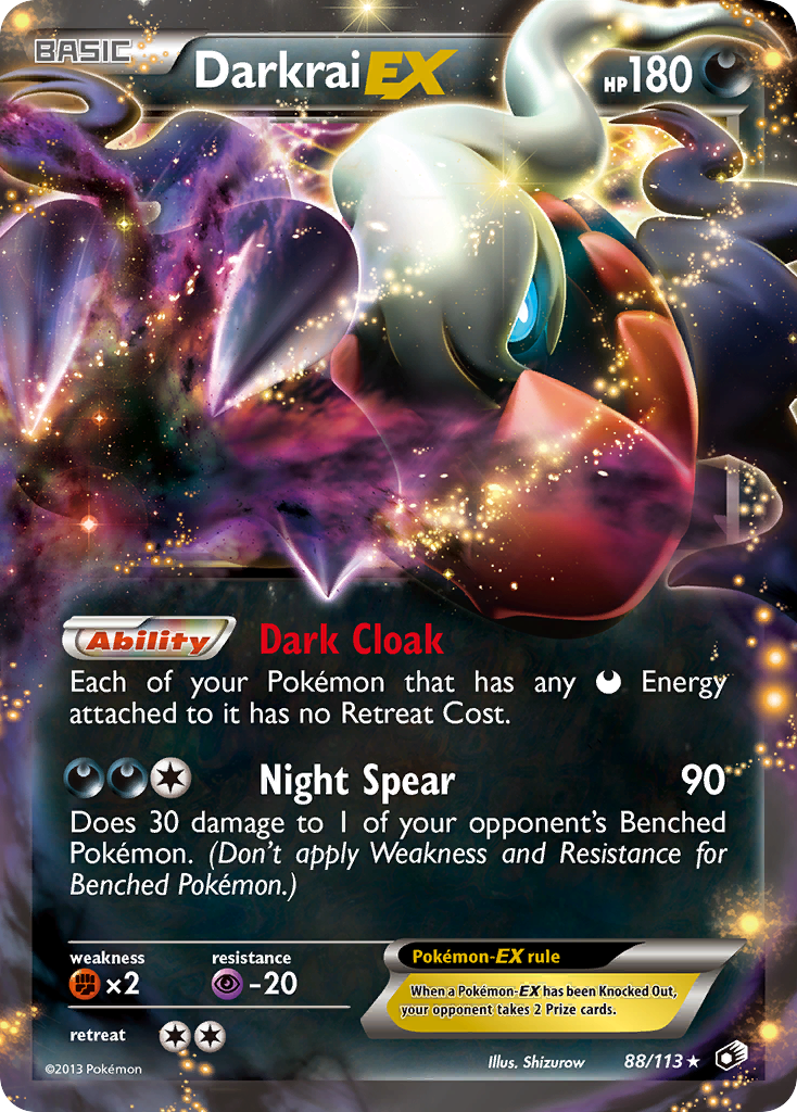 Darkrai EX (88/113) [Black & White: Legendary Treasures] | Galaxy Games LLC