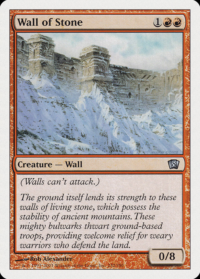 Wall of Stone [Eighth Edition] | Galaxy Games LLC