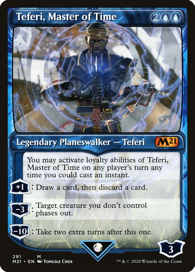 Teferi, Master of Time (Showcase) (291) [Core Set 2021] | Galaxy Games LLC