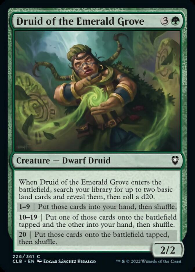 Druid of the Emerald Grove [Commander Legends: Battle for Baldur's Gate] | Galaxy Games LLC