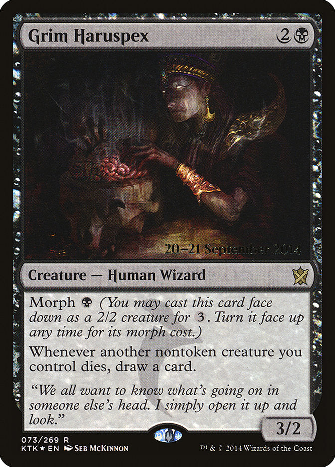 Grim Haruspex [Khans of Tarkir Prerelease Promos] | Galaxy Games LLC