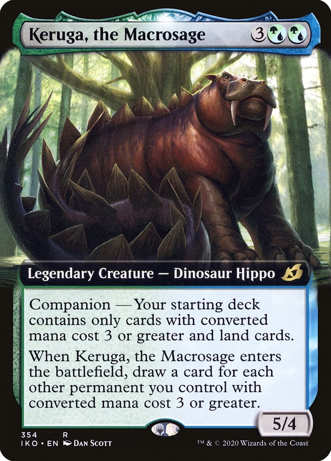 Keruga, the Macrosage (Extended Art) [Ikoria: Lair of Behemoths] | Galaxy Games LLC