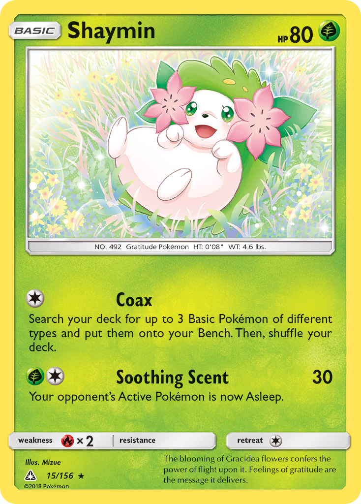 Shaymin (15/156) [Sun & Moon: Ultra Prism] | Galaxy Games LLC