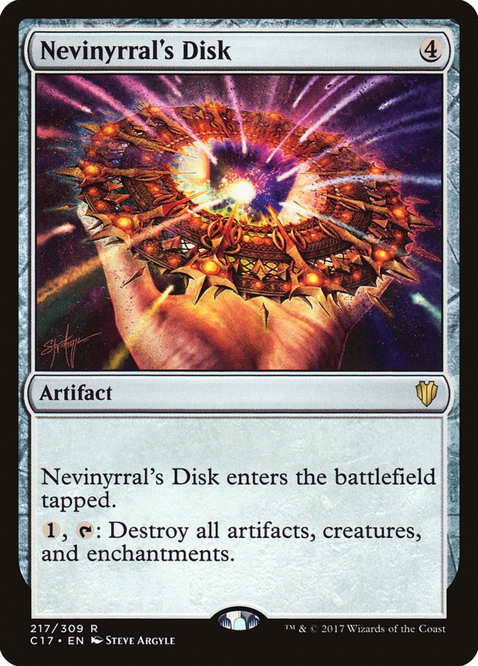 Nevinyrral's Disk [Commander 2017] | Galaxy Games LLC