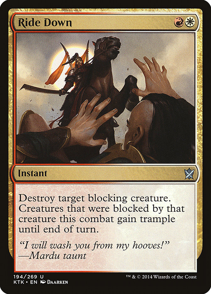 Ride Down [Khans of Tarkir] | Galaxy Games LLC