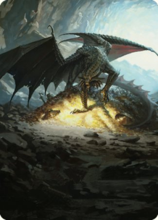 Ancient Copper Dragon Art Card (04) [Commander Legends: Battle for Baldur's Gate Art Series] | Galaxy Games LLC