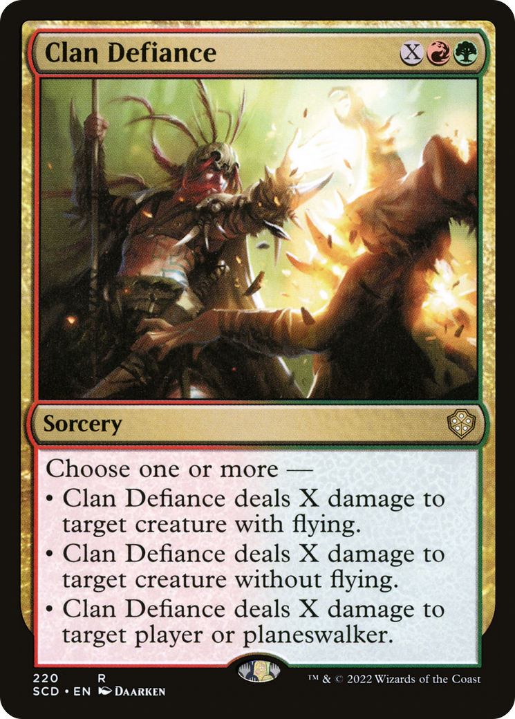 Clan Defiance [Starter Commander Decks] | Galaxy Games LLC