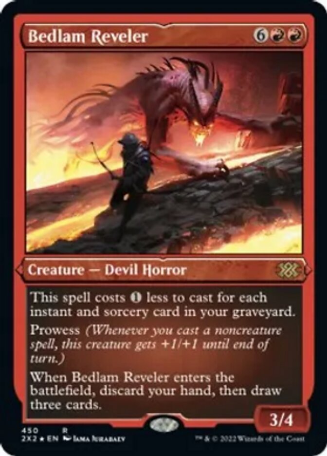 Bedlam Reveler (Foil Etched) [Double Masters 2022] | Galaxy Games LLC
