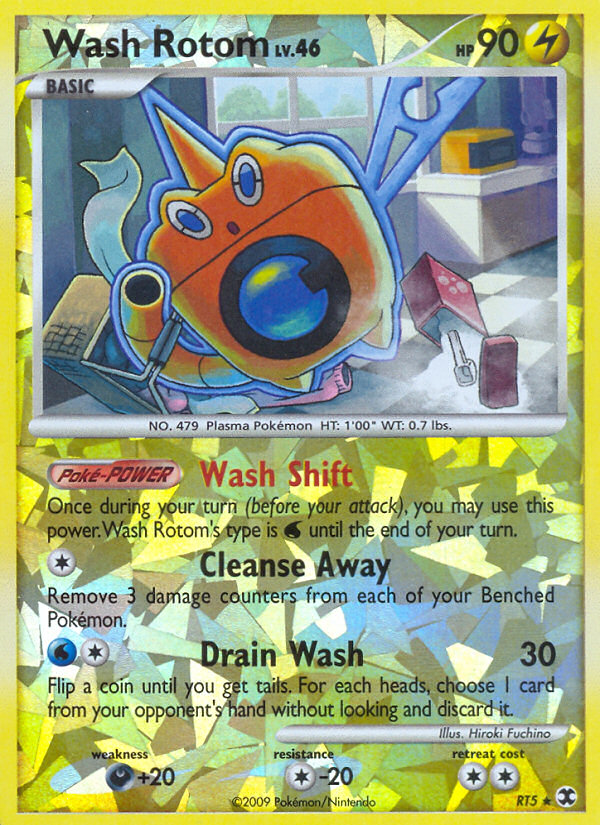 Wash Rotom (RT5) [Platinum: Rising Rivals] | Galaxy Games LLC