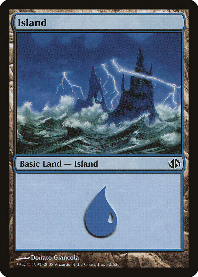 Island (32) [Duel Decks: Jace vs. Chandra] | Galaxy Games LLC