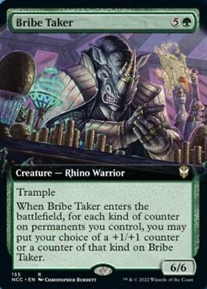 Bribe Taker (Extended Art) [Streets of New Capenna Commander] | Galaxy Games LLC