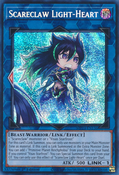 Scareclaw Light-Heart [MP23-EN136] Prismatic Secret Rare | Galaxy Games LLC